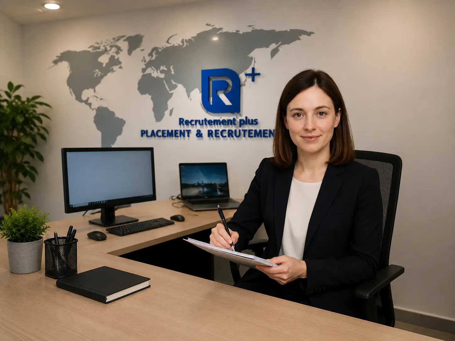 Candidate with tablet